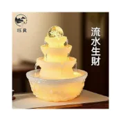(店+)下殺流水生財流水擺件 喬遷禮品 不插電循環水辦公桌 景觀裝飾品 招財生財水風擺件 室內擺件