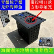 ⭐臺中⭐新款帶倒須口的方形黃鱔籠PP熟料塑料漁具海鰻魚籠螃蟹龍蝦章魚籠