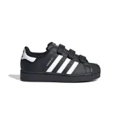 Adidas SUPERSTAR II CF C 中童 童鞋 黑白色 魔鬼氈 皮革 貝殼鞋 運動 休閒鞋 JI3989