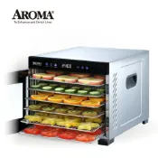 AROMA Housewares 【美國 AROMA】 紫外線全金屬六層款 乾果機 果乾機 食物乾燥機 全金屬六層款 (領券再折) (贈彩色食譜) ( AFD-965SDU
