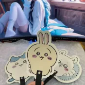 ✨全網最低價☜桃園出貨✨吉伊卡哇小扇子學生手持小八異形扇隨身迷你手搖扇學生禮品小圓扇