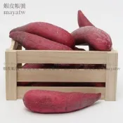 (MOLD-A_075)仿真蔬菜假水果模型買場擺設室內裝飾幼兒啟蒙教育輕型仿真紅薯