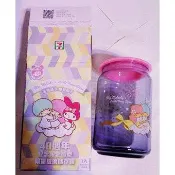 7-11美樂蒂&雙子星 浮雕玻璃杯玻璃罐
