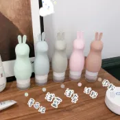 協貿國際日用品生活8館 擠壓式旅行分裝瓶硅膠軟化妝品洗發水沐浴露洗面奶乳液便攜空瓶子