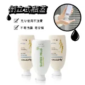 倒立式防漏瓶蓋 分裝瓶蓋 防漏瓶蓋 倒立瓶蓋 瓶蓋 倒放瓶蓋 擠壓瓶蓋 沐浴乳瓶蓋 替換蓋 3件組 站立瓶蓋