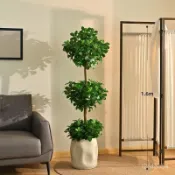✅免運 開發票✨金錢樹仿真綠植落地盆栽室內大型仿生綠植擺件直播間輕奢仿真花仿真植物 龜背葉 龜背芋 仿真盆栽 室內植物