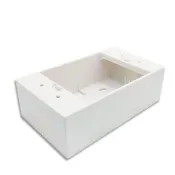 (店+)SUZONE 樹榮電工 一連明盒 明BOX 開關盒 插座盒 塑膠盒 接線盒 台灣製造 1P 面板用 一體成型