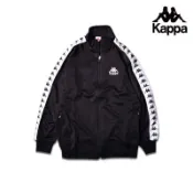 KAPPA BANDA 黑色白邊串標套裝外套長褲
