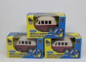 全家 WELLY Q版合金迴力車-福斯 1963 Volkswagem T1 Bus 超萌經典復古麵包車