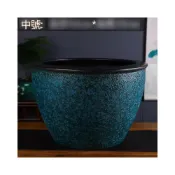 (店+)【超低下殺】睡蓮荷花盆缸水缸鐵樹盆景花盆種樹大花盆北歐特大號庭院酒店陶瓷
