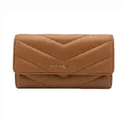 【Michael Kors】JET SET TRAVEL多卡三折壓扣長夾35R4GTVF9V(咖啡)