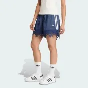 【adidas 愛迪達】緞面蕾絲短褲 女 - Originals LD1811