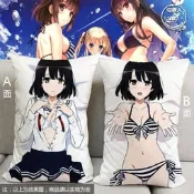 幻之空 內多圖(可來圖客製) 家用枕 長中枕含枕心 路人女主的養成方法加藤惠詩羽英梨梨動漫抱枕靠枕枕頭周邊