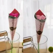 母親節 康乃馨毛巾小花束(單朵) 台灣興隆毛巾製