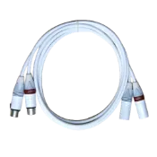 日本CANARE L-4E6S白色四蕊線材+ Neutrik 白色烤漆限量版XLR/TRS平衡訊號線1對【音響世界】
