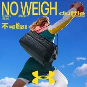 【UNDER ARMOUR】UA 男女同款 No Weigh 無重力雙用旅行後背包_6010000-001(黑色)