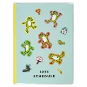 (店+)［拾憩］日本 青蛙時光 2026年隨身手帳/ 歡聚 A6 全彩內頁 月計畫 日誌 記事本 2026行事曆 日本手帳