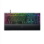 (店+)【Razer 雷蛇】RAZER 雷蛇BlackWidow V4 黑寡婦 V4 幻彩版機械式電競鍵盤 綠軸