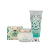 【SABON】官方直營 淨化髮肌組(死海鹽頭皮磨砂膏300g+沁檸薄荷溫和淨化洗髮乳200ml)