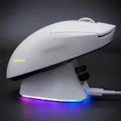 優選 滑鼠充電底座 適用羅技充電底座狗屁王一代 GPW二代 g502XPLUSG703無線滑鼠轉接磁吸模塊