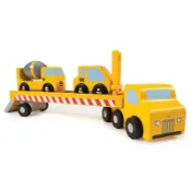 Mentari 工程運輸拖板車 交通玩具/木製玩具/幼兒玩具