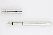 【UZ文具免運費】Graf Von FABER-CASTELL輝柏 Platinum Plated頂級伯爵經典系列鍍白金鋼筆(145560)
