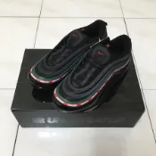 正品 Nike Air Max 97 X UNDEFEATED 全黑 聯名 AJ1986-001男女鞋