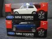 【珍愛玩具】威力WELLY 全家 BMW mini cooper 系列 英國國旗版(藍+白)非tomica