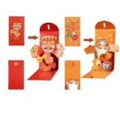 (店+)2025最新款🔥加長3D立體燙金 隔日送達🚀新年紅包 蛇年紅包 過年紅包 折疊紅包袋 創意紅包袋 燙金紅包袋 春節紅包