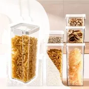 【防塵防潮】家用廚房乾糧密封罐(食物罐 零食罐 收納盒 五穀雜糧 餅乾罐 糖果罐 飼料 食品 保鮮罐 收納罐)