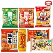 世界GO 日本 龜田 10種綜合米果 午後下午茶點 無限 蝦餅 米菓 蝦味米果 咖喱米果 龜田米果 婆婆 米果