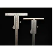 (店+)MATSUI 松井精密 日本製 T型游標卡尺 150mm, K-15 高精度測量工具 木工作業 先端附讀尺