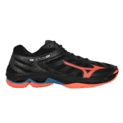 MIZUNO WAVE VOLTAGE 2 男排球鞋-訓練 運動 V1GA246006 黑橘湖藍銀