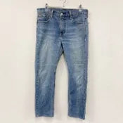 【DOKODEMO】Levi's 510 牛仔褲，拉鍊門襟，靛藍色，W30 碼，古著。