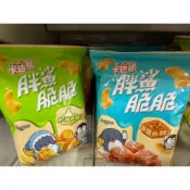 卡迪那 胖鯊脆脆 海鹽焦糖 奶油香蒜75g BBQ口味 披薩口味 玉米濃湯 四重脆 奶油香蒜/起司口味50g鯊魚餅乾