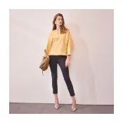 【Le Polka】簡約美腿窄管長褲-女