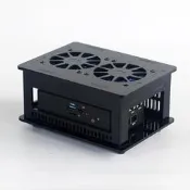 R86S多網口迷你主機散熱器N5105 2.5G網口萬兆光口軟路由散熱風扇