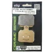 易生活ELiving ELIG 機車專用 前後來令片 (陶瓷運動版)【EM 039-GG】 適用車款：TIGRA X-HOT(R)、Gogoro1、Brembo 對 2 活塞 (34mm) 大螃蟹