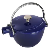 法國 Staub 鑄鐵 茶壺 水壺  1.15 L (寶藍色)  ~ 全新 現貨 ~ 
