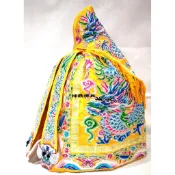 （神鼎佛具）正品 黃色龍袍 神明衣盜圖必究 手工繡製 平繡 蔥線