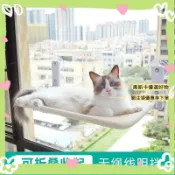 💥台灣出貨💥貓吊床 貓床 貓咪吸盤吊床 貓窗臺 寵物吊床 窗戶貓吊床 貓咪窗邊架 壁掛式貓吊床 BORH