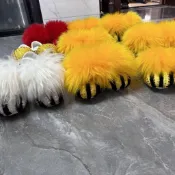 獅鞋 舞獅鞋 舞獅專用鞋 醒獅鞋 舞龍專用鞋 舞獅道具 防滑耐磨 舞獅舞龍鞋醒獅鞋舞獅鞋表演鞋子純手工純羊碼數留言醒獅鞋