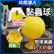 【✯休閒達人✯】台灣現貨！整組黏蟲球 超黏捕蠅器 黏蟲器 黏蟲劑 360度黏膠 捕蟲板 捕蠅球 捕蠅器 蒼蠅球 蒼蠅球