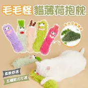 《小橙花寵物》搞怪貓薄荷抱枕 貓玩具 貓抱枕 貓薄荷玩具 貓咪解悶 耐咬貓玩具 貓玩具毛絨 逗貓玩具 貓咪磨牙玩具 逗貓