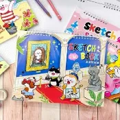 【SEASON 四季紙品禮品】13K雙線圈剪貼簿 繪圖 畫冊 素描本 TB0201-29~35