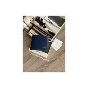 (店+)【CALVIN KLEIN】CK 皮夾禮盒 8卡款式 大小CK logo 男夾 短夾 深藍色 4G1030G