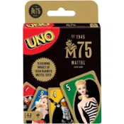 [a果子狸] 〈美泰兒〉 UNO Mattel 75th 75週年 UNO 原價299 芭比 卡片 多人 黑盒 時尚經典
