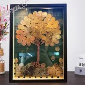 八方來財錢硬搖錢金錢樹發財樹箱況材料包開業路添是級權抬罪打得網陸購務是級