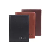 【ELLE HOMME】ELLE 多層卡片夾/收納夾(黑色/深咖/淺咖)