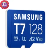 luckycard Samsung T7 128G 128GB microSD 170MB/s 4K U3 MB-MB128T 記憶卡